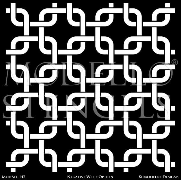 Custom Wallpaper Designs; Large Stencils for Painting Walls & Flooring ...