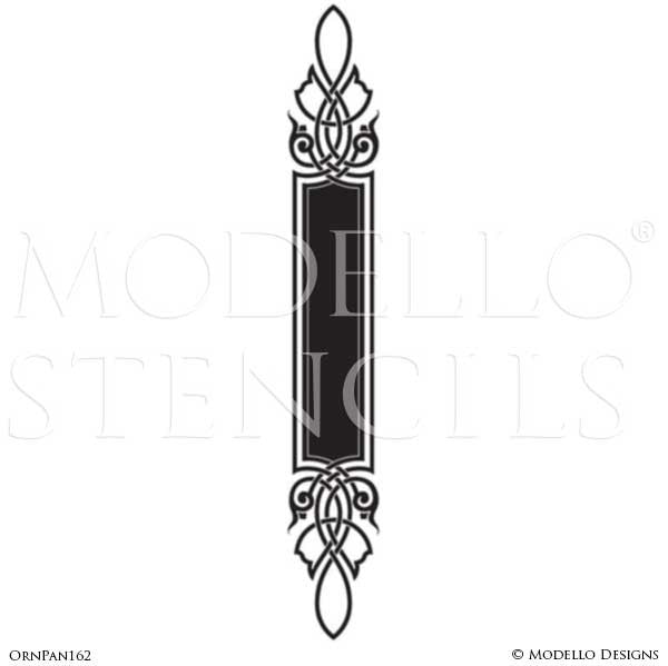 Custom Cut Stencils for Painting Ceilings and Archways with Large Patterns - Modello Custom Self Adhesive Stenciling