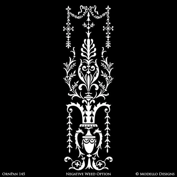Painting Custom Panel Stencils and Large Wall Mural or Stenciled Ceiling - Modello Custom Stencils