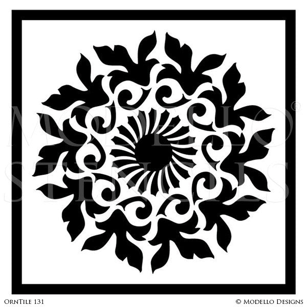 Custom Tile Stencils for Painting Floors - Floor Tile Pattern Stencil ...
