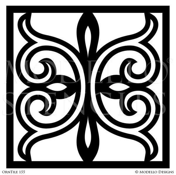 Tiles for Easy Decorative Painting and Stenciling - Modello Custom Stencils