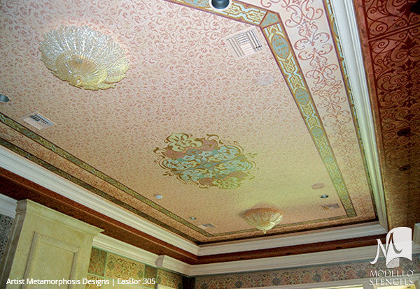 Custom Designed Ceiling and Decorative Painting Ideas - Modello Custom Stencils