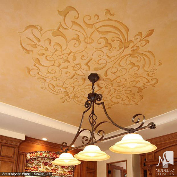 EasCen113 Custom Medallion Stencil