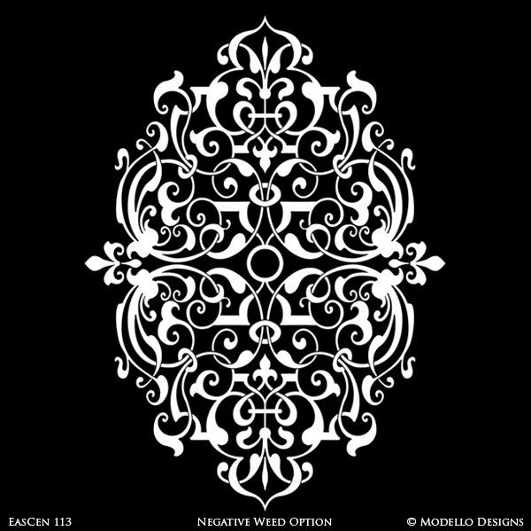 EasCen113 Custom Medallion Stencil