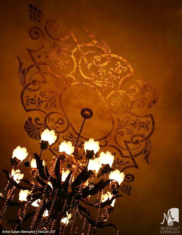 EasCen107 Custom Medallion Stencil