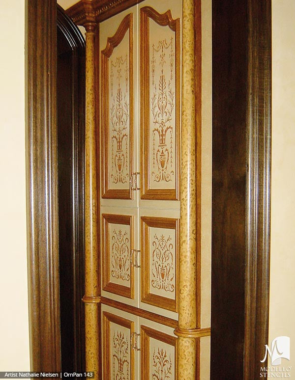Decorative and Vintage Door Patterns and Custom Modello Stencils