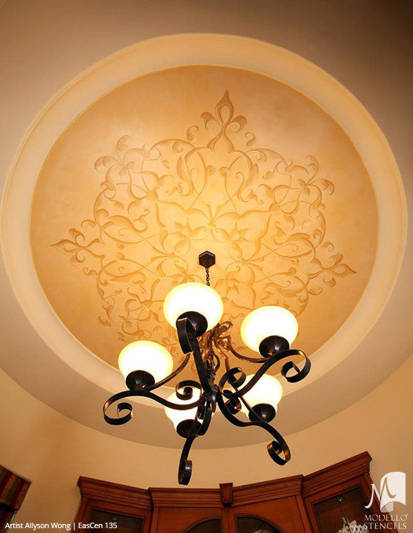Custom Designed Ceiling and Decorative Painting Ideas - Modello Custom Stencils