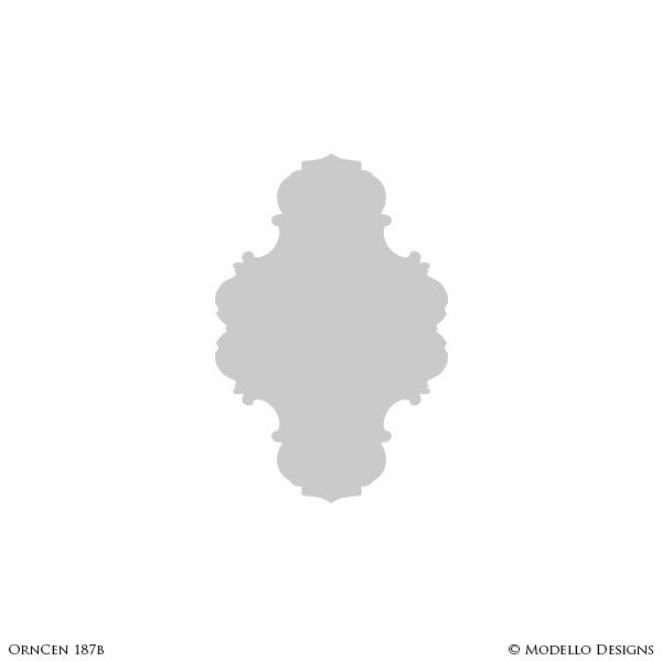 Ceiling Medallion Stencils - Custom Ceiling Design - Paint Stencils ...