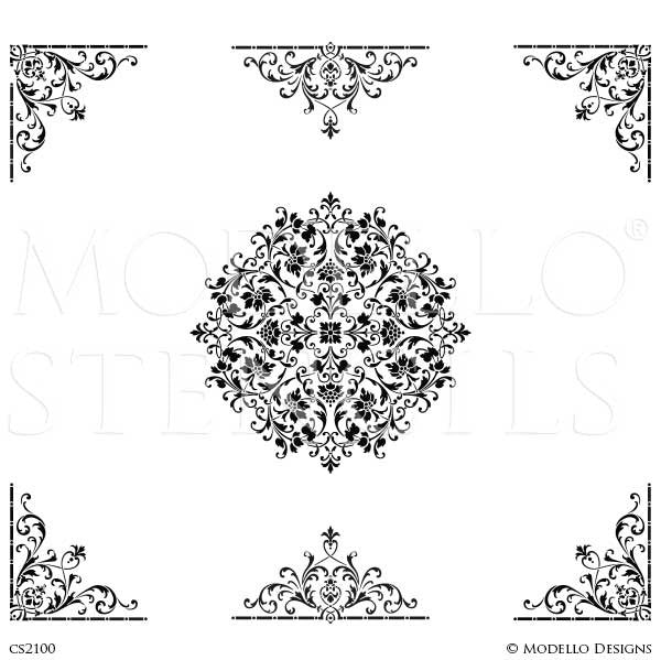 CS2100 Custom Ceiling Stencils Set