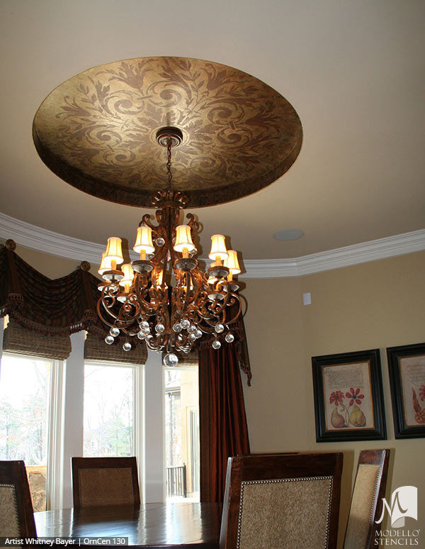 Old World and European Design and Decor - Large Adhesvie Stencils - Modello Custom Stencils