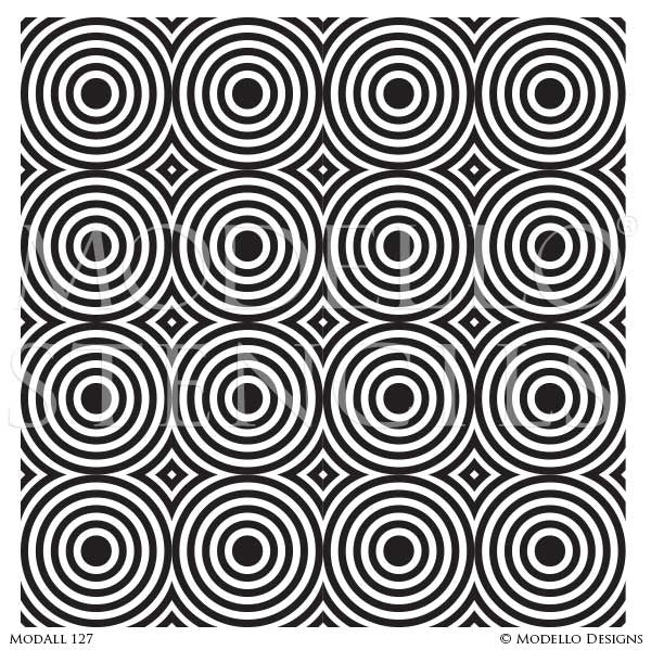 Custom Wallpaper Designs; Large Stencils for Painting Walls & Flooring – Modello® Designs custom-wallpaper-designs-large-stencils-for-painting-walls-flooring-modello-designs