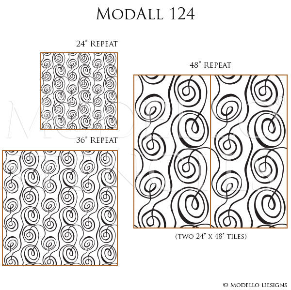 ModAll124 Custom Pattern Stencil