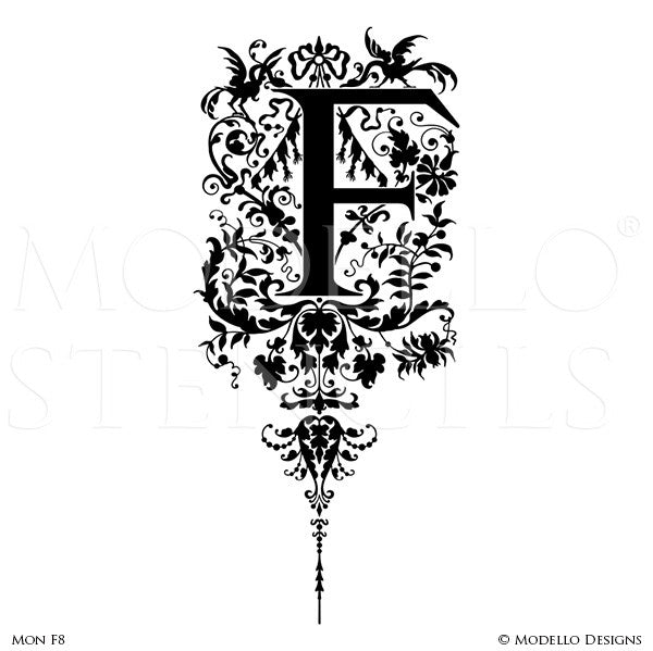 Customized Letter F Fancy Letter F Designs
