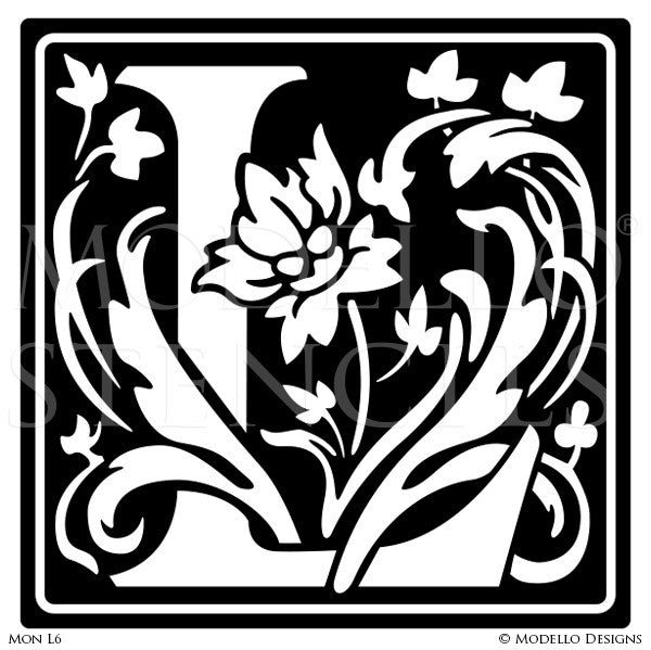Decorative Lettering L Decorative Letter L