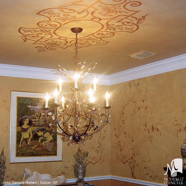EasCen107 Custom Medallion Stencil