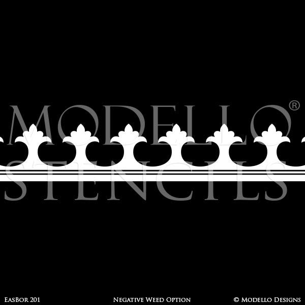 Moroccan, Asian, Indian Decor Ideas and Exotic Interiors - Custom Wall Art and Painted Ceiling Stencils