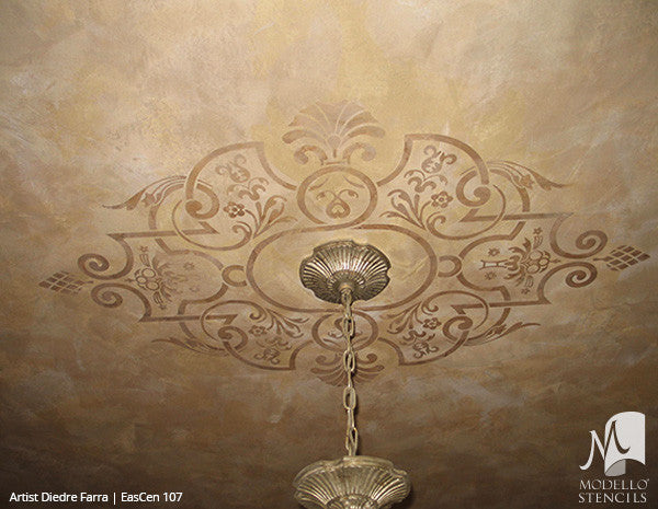 EasCen107 Custom Medallion Stencil