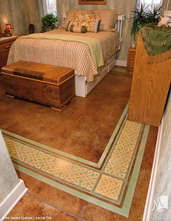Floor Tiles and Custom Tile Stencils from Modello