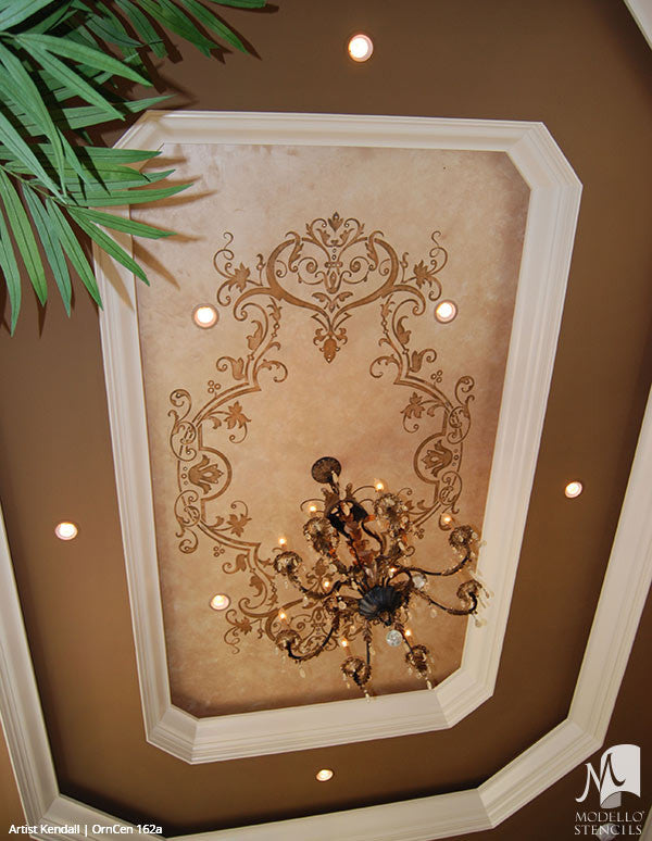 Custom Designed Ceiling and Decorative Painting Ideas - Modello Custom Stencils