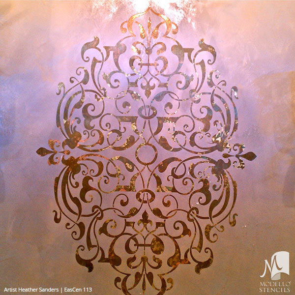 EasCen113 Custom Medallion Stencil
