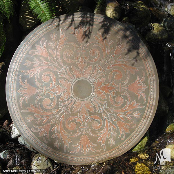 Decorative Concrete Stencils and Medallion Designs - Modello Custom Stencils