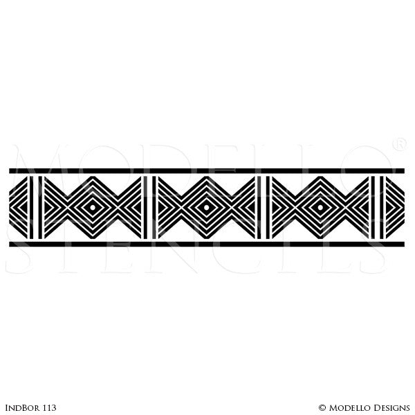 Custom Border Stencils for Painting Ceiling Designs & Wall Borders – Modello® Designs custom-border-stencils-for-painting-ceiling-designs-wall-borders-modello-designs