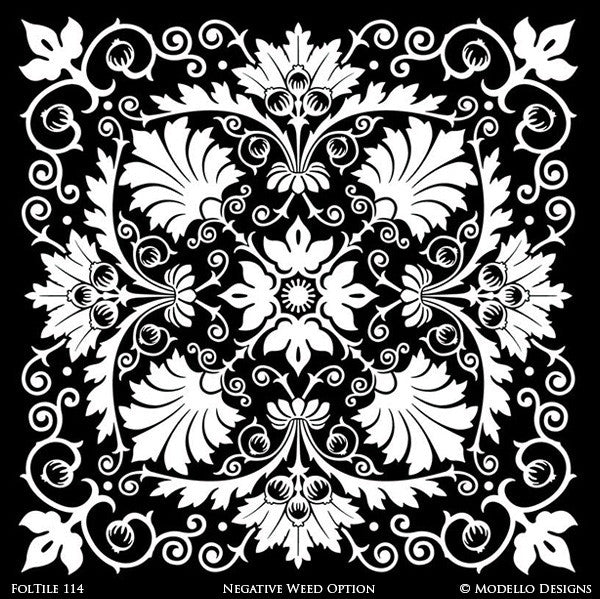 Wrought Iron Patterns Stencils