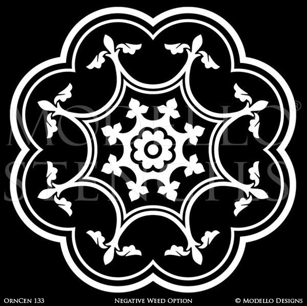 Modello Custom Stencils - Painted Decorative Stencils for Stenciling Tradtional Home Decor