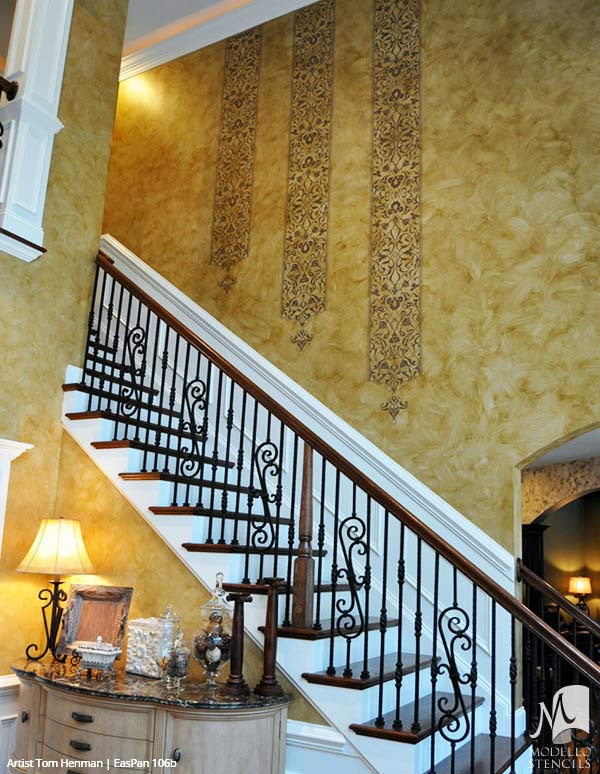 Decorative Wall Panels Stenciling Custom Designs - Modello Wall Stencils